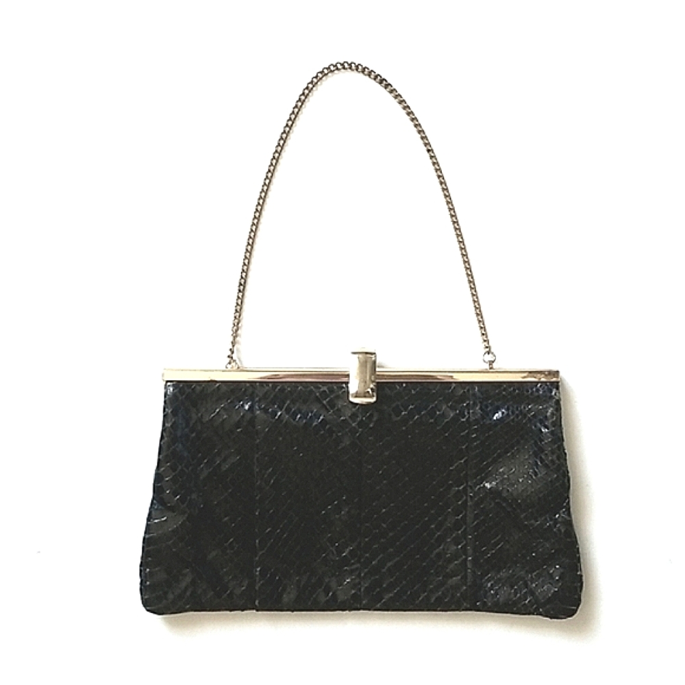 Vintage Jane Shilton 1940's Snakeskin Clutch